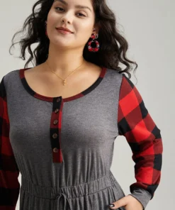 Plaid Patchwork Pocket Button Up Bowknot Jumpsuit 14 Plaid Patchwork Pocket Button Up Bowknot Jumpsuit -Clothing Shop 263829948 bb 335b7f15 3adb 4e53 b3ba e4318cb448d3