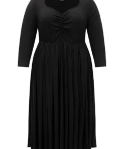 Supersoft Essentials Square Neck Ruched Dress 18 Supersoft Essentials Square Neck Ruched Dress -Clothing Shop 26669438 ez