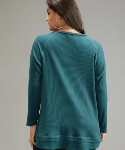 Plain Textured Stitch Raglan Sleeve Sweatshirt 30 Plain Textured Stitch Raglan Sleeve Sweatshirt -Clothing Shop 277254440 lm d80ed6aa 2c7f 4f7e 9278 4738ced1d0d8