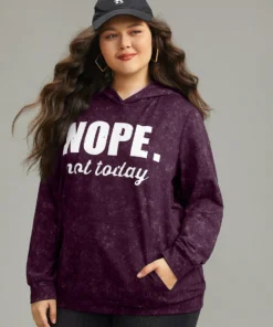 Letter Vintage Hooded Pocket Sweatshirt -Clothing Shop 278923492 em 9e87a3f0 57d8 4e48 84e2 7a6f7a67b7e3