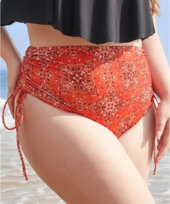 Bandana Print Drawstring Bikini Bottom -Clothing Shop 285547360 km d31e78ac d08e 442c 8860 1bac321918d9
