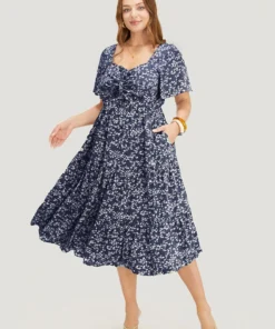 Ditsy Floral Drawstring Ruched Pocket Ruffle Tiered Dress 37 Ditsy Floral Drawstring Ruched Pocket Ruffle Tiered Dress -Clothing Shop 289631058 vx 2d1dd508 8523 4f32 8e74 43a673b8f50f