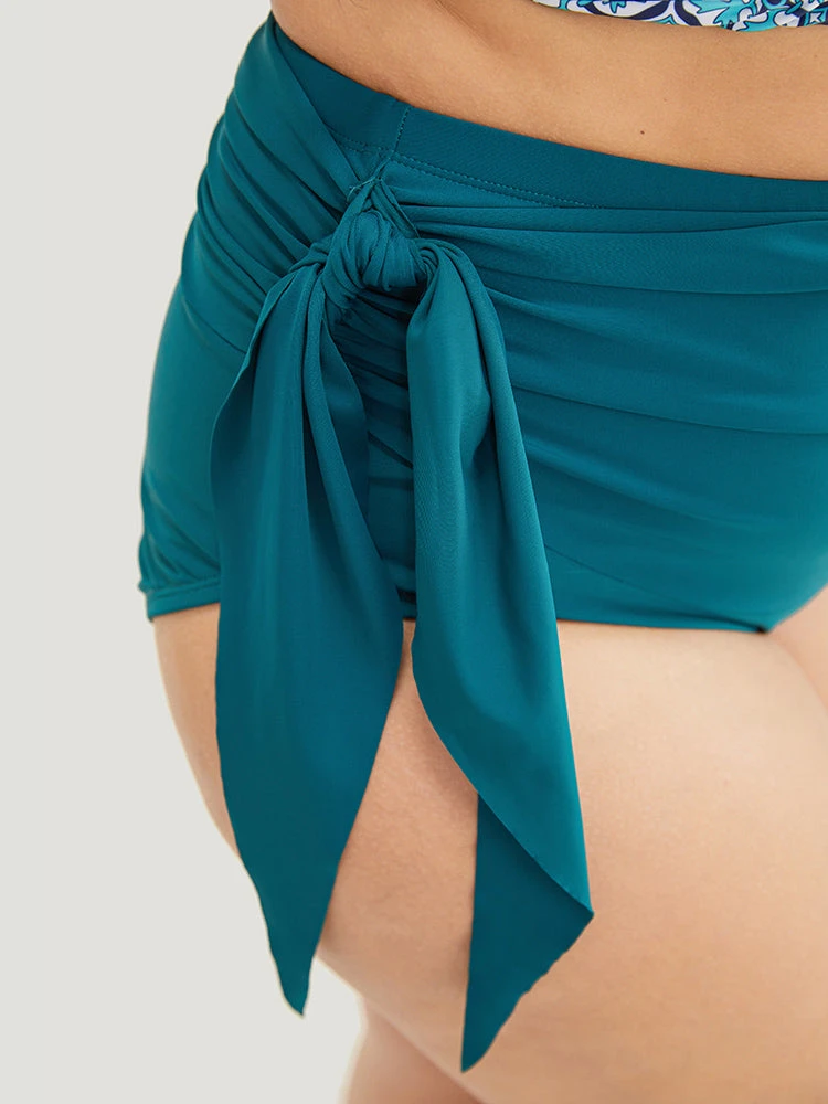 Knotted Side Ruched Bikini Bottom 7 Knotted Side Ruched Bikini Bottom - Image 5