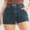 Very Stretchy Dark Wash Pocket Denim Shorts -Clothing Shop 29215979 ym 7f3f5bde 2436 49cf 8dc8 79110a7b46de