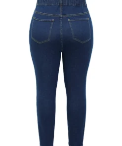 Skinny Very Stretchy High Rise Dark Wash Elastic Waist Jeans 23 Skinny Very Stretchy High Rise Dark Wash Elastic Waist Jeans -Clothing Shop 295919632 iz 3d1b7c59 2f44 4cbc 8349 0a830f266102