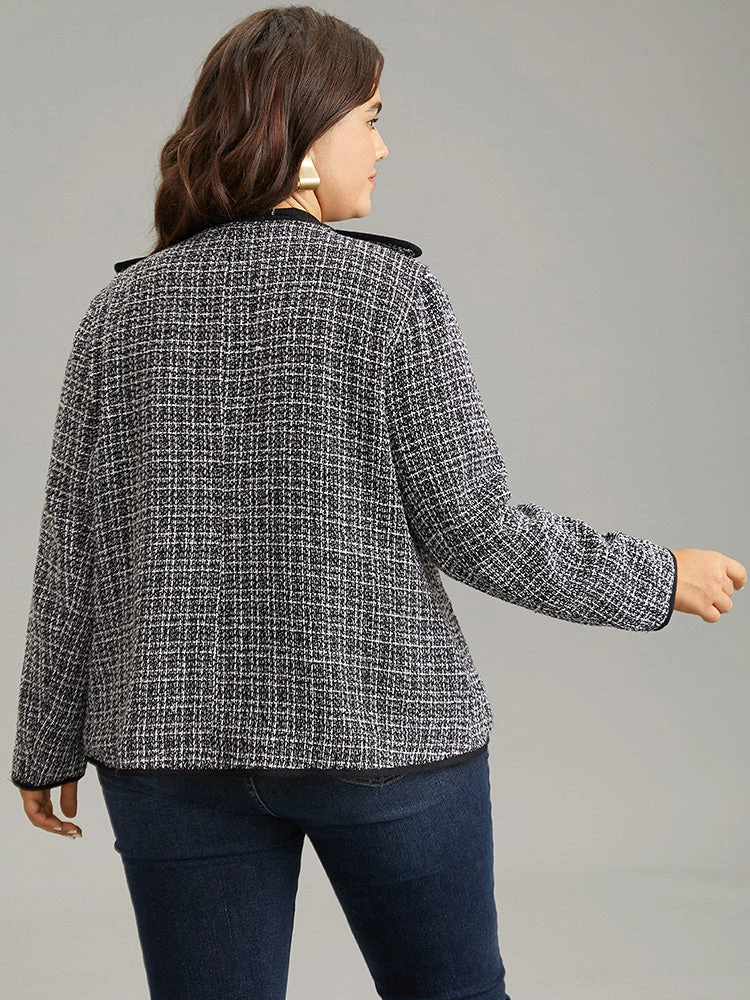 Tweed Pocket Button Detail Jacket 6 Tweed Pocket Button Detail Jacket - Image 4