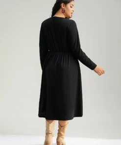 Christmas Plaid Patchwork Button Detail Dress -Clothing Shop 318572457 jl 289704bd f0ad 49f2 8be0 f9cfcc017e11