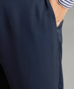 Plain Buckle Detail Bowknot Pocket Pants -Clothing Shop 324892400 tl