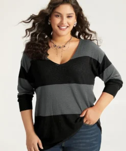 Halloween Supersoft Essentials Colorblock Contrast Elastic Cuffs Pullover -Clothing Shop 326922991 tg 6fa01f03 bbfe 4d8a 8b65 8909cf96e09c