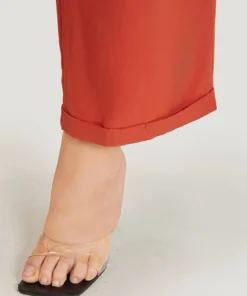 Plain Button Up Pocket Roll Hem Drawstring Jumpsuit -Clothing Shop 32705548 vx 2ac66792 800c 4ebf a421 da389e54d8b3