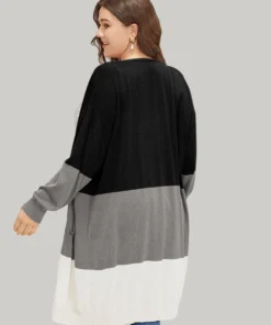 Supersoft Essentials Colorblock Pocket Tunic Cardigan -Clothing Shop 331427280 ru