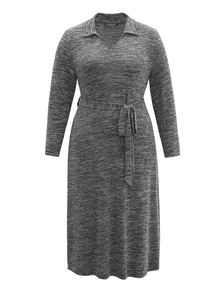 Solid Pocket Elastic Waist Ties Split Hem Dress 12 Solid Pocket Elastic Waist Ties Split Hem Dress - Image 10