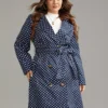 Static-Free Polka Dot Belted Double Breasted Coat 1 Static-Free Polka Dot Belted Double Breasted Coat -Clothing Shop 333041937 rj 3253b296 4cc6 44c0 9f5d 1272a612ff86