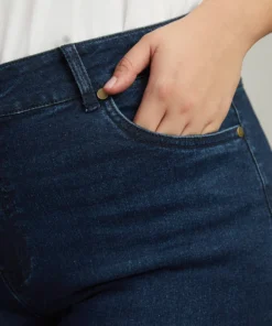 Plain Button Detail Flare Leg Full Length Jeans 14 Plain Button Detail Flare Leg Full Length Jeans -Clothing Shop 334575007 bn