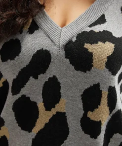 Anti-Pilling Leopard Elastic Cuffs Pullover -Clothing Shop 33539677 wm 89b9a33f cfba 4aa1 8738 9d90a0373213