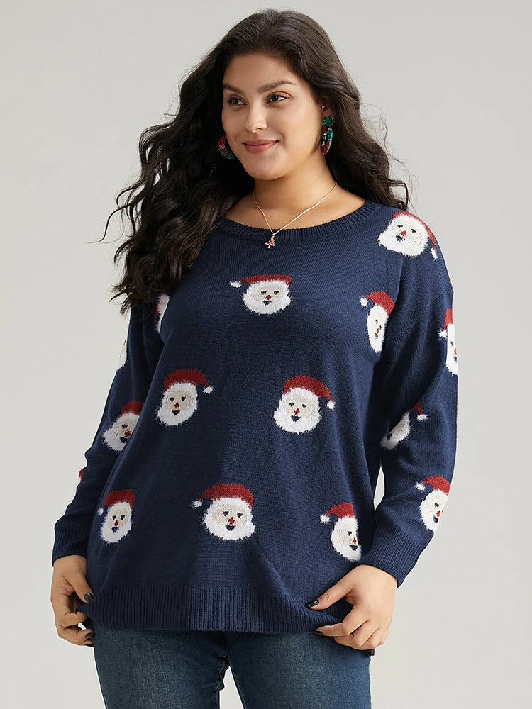 Christmas Santa Claus Round Neck Pullover 13 Christmas Santa Claus Round Neck Pullover - Image 11