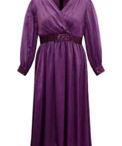 Plain Sequin Patchwork Texture Dress -Clothing Shop 338385194 lm 4922bcd3 fe61 4db1 a4e4 70f2a361d113