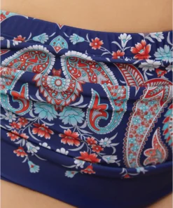 Paisley Print Ruched Front Swim Bottom 17 Paisley Print Ruched Front Swim Bottom -Clothing Shop 341113890 fd