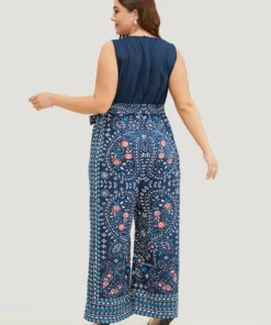 Paisley Patchwork Zipper Pocket Belted Tank Jumpsuit 27 Paisley Patchwork Zipper Pocket Belted Tank Jumpsuit -Clothing Shop 343702783 iw c858cf90 9adc 46d0 8822 decbffd5f8e5