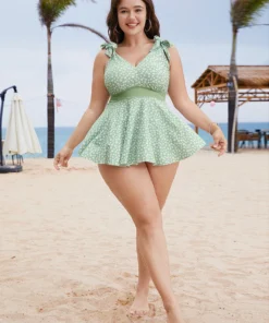 Ditsy Floral Tie Shoulder O Ring Ruffle Tankini Top -Clothing Shop 344127740 jq f708258d f67c 42fc aa64 16d938630e8f