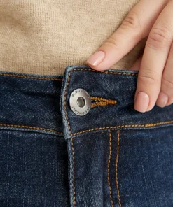 Mom Jeans Skinny Moderately Stretchy High Rise Medium Wash Split Jeans -Clothing Shop 346880462 oj 916528d6 6d9b 4cd0 80ce 3368c5417656