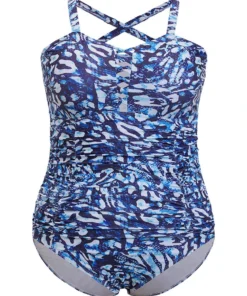 Leopard Print Ruched Crisscross Front One Piece Swimsuit -Clothing Shop 348801614 og 74e1478b e450 45f2 897a 729853701a0a