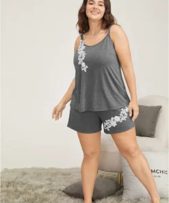 Solid Guipure Lace Sleep Cami Top 12 Solid Guipure Lace Sleep Cami Top -Clothing Shop 351239245 au