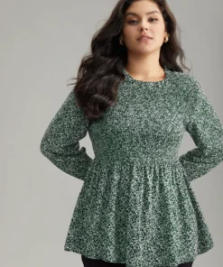 Ditsy Floral Stand Collar Shirred Frill Trim Blouse 26 Ditsy Floral Stand Collar Shirred Frill Trim Blouse -Clothing Shop 35219035 ey a44e2050 57df 4aa9 9740 62d3ab487d10