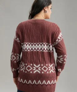 Bandana Print Eyelet Metal Button Fly Cardigan -Clothing Shop 353389245 gs