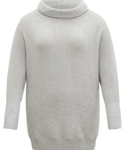 Supersoft Essentials Lapel Collar Batwing Sleeve Pullover -Clothing Shop 353960119 vo