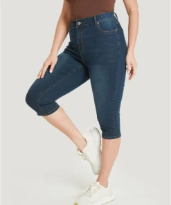 Very Stretchy Dark Wash Pocket Knee Denim Shorts 15 Very Stretchy Dark Wash Pocket Knee Denim Shorts -Clothing Shop 354500469 qy 2eb00640 dc87 499d aabe fc9e26f157fc