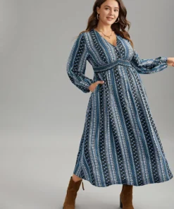 Bandana Print Wrap Shirred Dress -Clothing Shop 363602348 bh 8e5536a6 e38e 470e 9bc0 3b70c35eb6ed