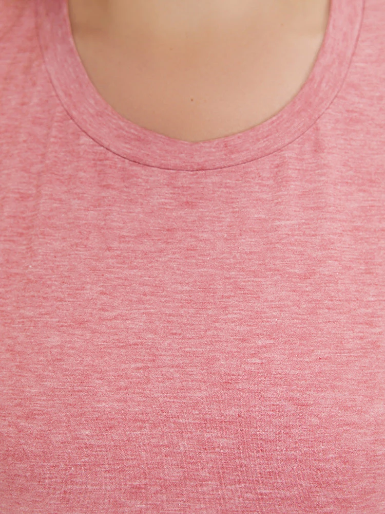 Supersoft Essentials Solid Ruffle Trim Split Side Dress 8 Supersoft Essentials Solid Ruffle Trim Split Side Dress - Image 6