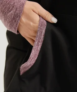 Striped Contrast Pocket Raglan Sleeve High Low Hem Sweatshirt -Clothing Shop 368531658 lu ea76aff3 5c7a 4d8d 9d82 d157949239dd