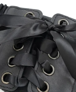 Bowknot Lace Up Patchwork Belt -Clothing Shop 369077761 jd