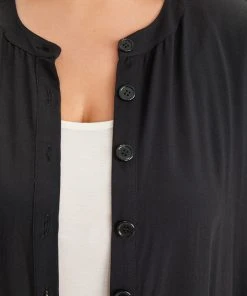 Supersoft Essentials Plain Button Through Dolman Sleeve Ruffle Hem Kimono -Clothing Shop 370177642 xc 86860ce3 23aa 40ef 892b d73585d4adfc