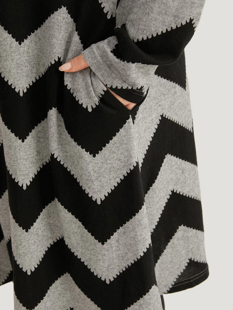 Geometric Pocket Patchwork Maxi Kimono 8 Geometric Pocket Patchwork Maxi Kimono - Image 6