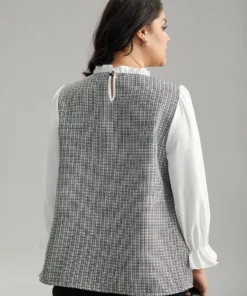 Gingham Ruffles Patchwork Frill Trim Blouse 21 Gingham Ruffles Patchwork Frill Trim Blouse -Clothing Shop 375846907 qb 666296d6 744b 4ca3 8877 3d755ccdb103