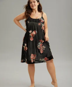 Floral Print Adjustable Straps Cami Loungewear -Clothing Shop 376095018 zn 29c80f16 47bf 4dba 9c2c ec89a4d363a5