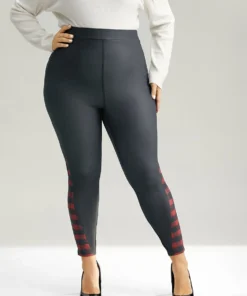 Supersoft Essentials Plaid Patchwork High Rise Leggings