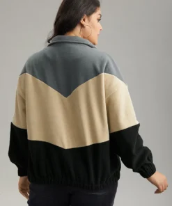 Colorblock Contrast Zipper Drop Shoulder Jacket 13 Colorblock Contrast Zipper Drop Shoulder Jacket -Clothing Shop 379292560 xu b3118c48 d24c 476c 9b09 95fbafe2d5c5