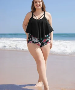 Floral Patchwork Asymmetrical Ruffles Sculpt Waist One Piece Swimsuit 29 Floral Patchwork Asymmetrical Ruffles Sculpt Waist One Piece Swimsuit -Clothing Shop 384646416 cb c81f87b5 52e8 450b 8ecd 60a4566a8854