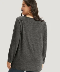 Heather Button Up Long Sleeve T-shirt 38 Heather Button Up Long Sleeve T-shirt -Clothing Shop 388545537 sw d2e1d91e ca01 4d05 9428 e57b7c1a79bb