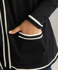 Supersoft Essentials Striped Patchwork Pocket Open Front Cardigan 27 Supersoft Essentials Striped Patchwork Pocket Open Front Cardigan -Clothing Shop 395764988 nx 7546dfec 48a6 4dc9 9840 7f28a527c713