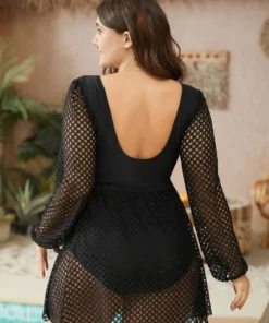 Lace Patchwork Buckle Detail Sculpt Waist Swim Dress 16 Lace Patchwork Buckle Detail Sculpt Waist Swim Dress -Clothing Shop 397311101 of 83bf652b 7d21 424c b609 4c3ffa003526