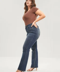 Bootcut Very Stretchy Mid Rise Medium Wash Sculpt Waist Jeans -Clothing Shop 3 0a049ba3 667d 486a ac48 c6273e2eb682