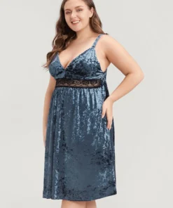 Solid Lace Insert Velvet Cami Night Dress 12 Solid Lace Insert Velvet Cami Night Dress -Clothing Shop 3 87c735f6 4492 4f56 8bdd 2a978045ac0d
