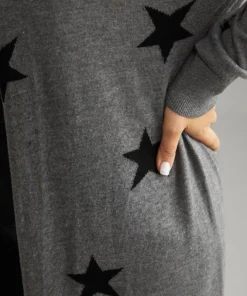 Supersoft Essentials Star Print Open Front Cardigan -Clothing Shop 401161635 jh