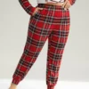 Christmas Plaid Elastic Waist Sleep Bottoms 1 Christmas Plaid Elastic Waist Sleep Bottoms -Clothing Shop 404321207 sd
