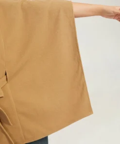 Solid Hooded Belted Batwing Sleeve Jacket 23 Solid Hooded Belted Batwing Sleeve Jacket -Clothing Shop 428201008 pv 774c88a8 83d7 4a53 a4ed d45267ea0dcf